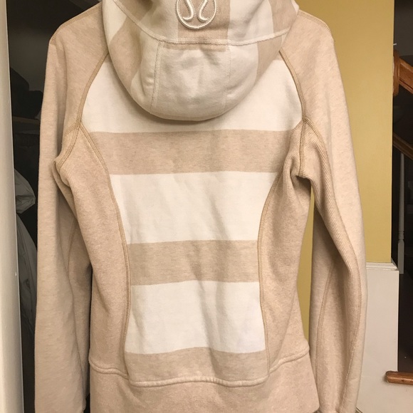 Only worn once! Zip-Up Hooded Sweatshirt - Picture 2 of 4